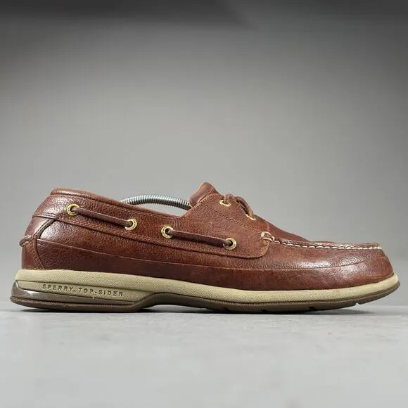 Sperry Top Sider Gold Cup ASV Men’s Size 13 M Leather Moc Toe Two Eye Boat Shoes